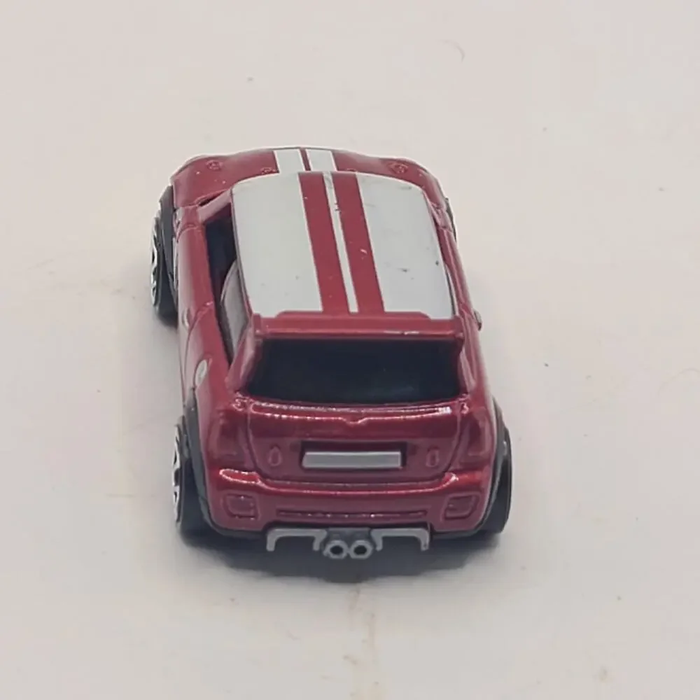 Hot Wheels 2011 New Models #30/50 MINI CHALLENGE Red w/Chrome 5Y Spoke Wheels